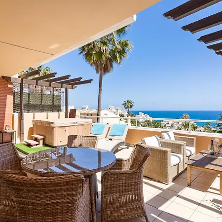 Malibu Jacuzzi Penthouse Panoramic Sea View By Costarentals - Ref 245 شقة